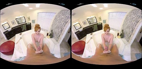  Naughty America VR - Rub n tug massage with a big tits redhead!